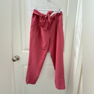 Work Pants with Belt/Bow